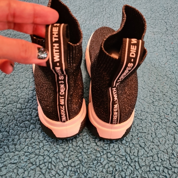 Unisex 36 Black Anime Cosplay Hip hop Boots Shoes - Picture 4 of 7